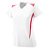 Augusta Sportswear Ladies Premier Jersey (1055-C), Color 'White/Red'