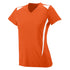 Augusta Sportswear Ladies Premier Jersey (1055-C), Color 'Orange/White'