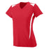Augusta Sportswear Ladies Premier Jersey (1055-C), Color 'Red/White'