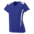 Augusta Sportswear Ladies Premier Jersey (1055-C), Color 'Purple/White'