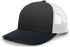 Pacific Headwear 5-Panel Trucker Snapback Cap (105C), Color 'BlackWhite'