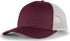 Pacific Headwear Perforated 5-Panel Trucker Snapback Cap (105P), Color 'MaroonSilverMaroon'