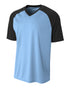 A4 Youth Strike Jersey (NB3373), Color 'Light Blue/Black'