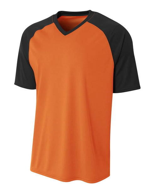 A4 Youth Strike Jersey (NB3373), Color 'Orange/Black'