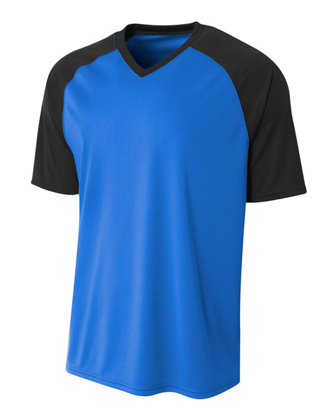 A4 Youth Strike Jersey (NB3373), Color 'Royal/Black'