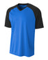 A4 Youth Strike Jersey (NB3373), Color 'Royal/Black'