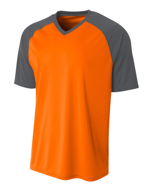A4 Youth Strike Jersey (NB3373), Color 'Safety Orange/Graphite'