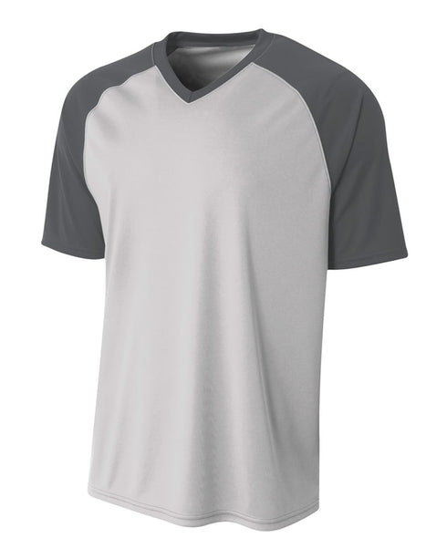 A4 Youth Strike Jersey (NB3373), Color 'Silver/Graphite'