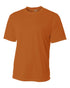 A4 Men's Short Sleeve Crew Birds Eye Mesh Tee (N3252), Color 'Athletic Orange'