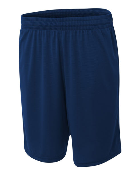 A4 Youth 8" Pocketed Short (NB5370), Color 'Navy'