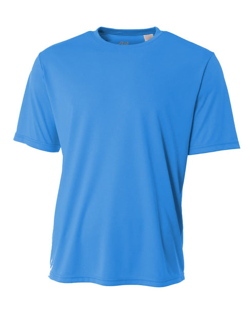 A4 Cooling Performance Crew, Sizes 2XL-4XL (N3142), Color 'Electric Blue'