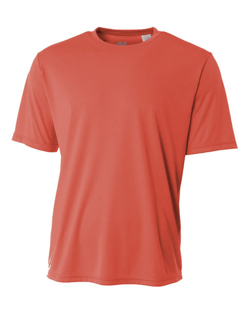 A4 Cooling Performance Crew, Sizes 2XL-4XL (N3142), Color 'Coral'