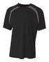 A4 Spartan Short Sleeve Color Block Crew