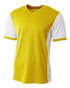 A4 Premier Soccer Jersey (N3017), Color 'Gold/White'