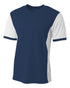 A4 Premier Soccer Jersey (N3017), Color 'Navy/White'