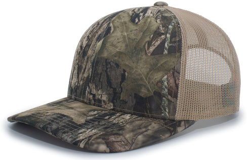 Pacific Headwear Camo Snapback Trucker Cap (108C), Color 'BreakUpCountryKhakiBreakUpCountry'