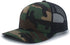 Pacific Headwear Camo Snapback Trucker Cap (108C), Color 'ArmyBlackArmy'