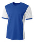 A4 Premier Soccer Jersey (N3017), Color 'Royal/White'