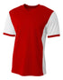 A4 Premier Soccer Jersey (N3017), Color 'Scarlet/White'