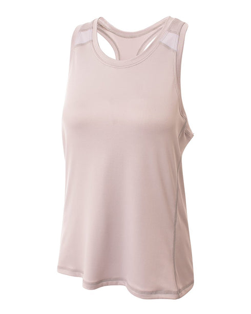 A4 The Bolt Singlet (NW2014), Color 'Silver/White'