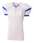 A4 The Rollout Football Jersey (NB4265), Color 'White/Royal'