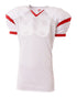A4 The Rollout Football Jersey (NB4265), Color 'White/Scarlet'