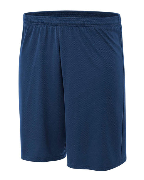 A4 Youth 7" Cooling Performance Power Mesh Short (NB5281), Color 'Navy'