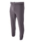 A4 Pro Style Elastic Bottom Baseball Pant (N6178), Color 'Graphite'