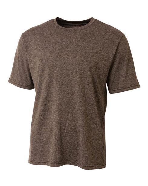 A4 Topflight Heather Tee (N3381), Color 'Charcoal'