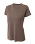 A4 Women's Topflight Heather Tee (NW3381), Color 'Charcoal'
