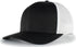 Pacific Headwear Trucker Flexfit® Snapback Cap (110F), Color 'BlackWhiteBlack'