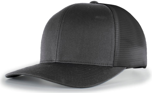 Pacific Headwear Trucker Flexfit® Snapback Cap (110F), Color 'LightCharcoal'