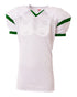 A4 The Rollout Football Jersey (NB4265), Color 'White/Forest'