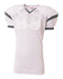 A4 The Rollout Football Jersey (NB4265), Color 'White/Graphite'