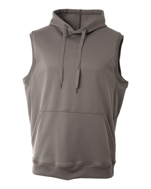 A4 Agility Sleeveless Hoodie (N4002), Color 'Graphite'