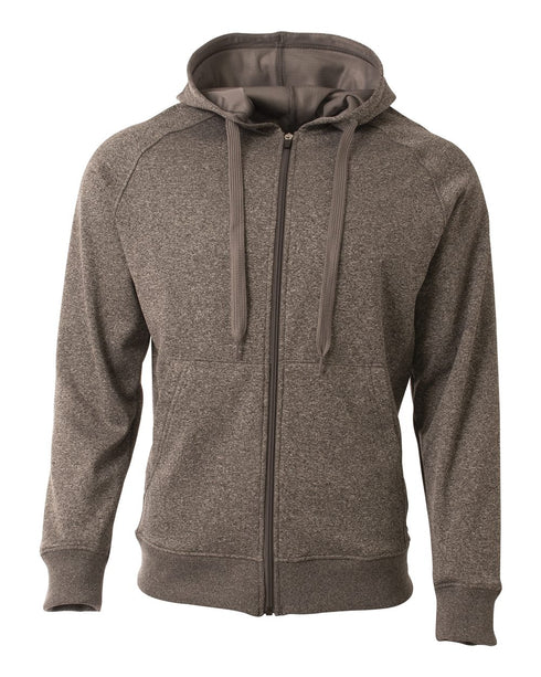 A4 Agility Tech Fleece Hoodie (N4001), Color 'Charcoal'