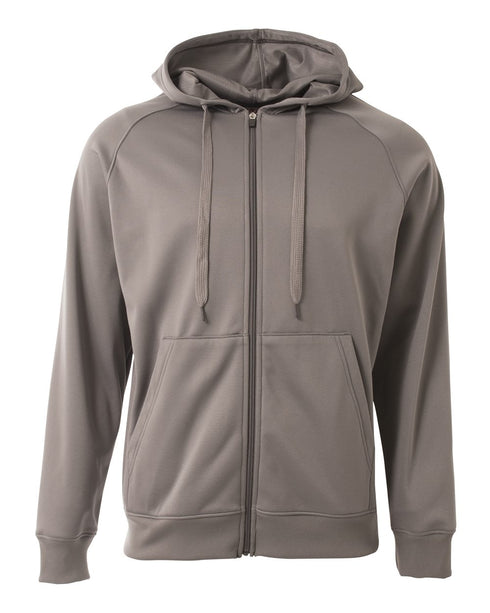 A4 Agility Tech Fleece Hoodie (N4001), Color 'Graphite'