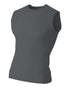 A4 Youth Compression Muscle Tee (NB2306), Color 'Graphite'