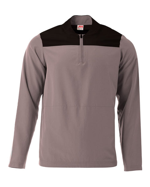 A4 The Element Quarter Zip (N4014), Color 'Graphite/Black'