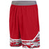 Augusta Sportswear Youth Mod Camo Game Short (1118-C), Color 'Red/Graphite/White'