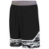 Augusta Sportswear Youth Mod Camo Game Short (1118-C), Color 'Black/Graphite/White'