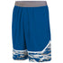 Augusta Sportswear Youth Mod Camo Game Short (1118-C), Color 'Royal/Graphite/White'