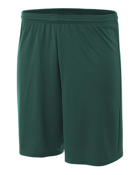 A4 7" Power Mesh Practice Short (N5378), Color 'Forest'