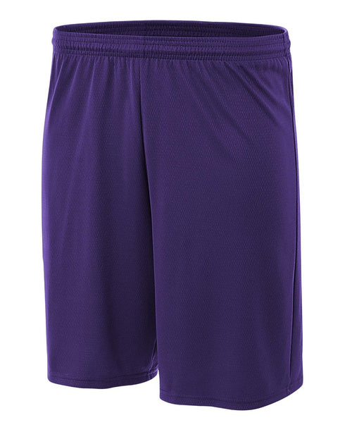 A4 7" Power Mesh Practice Short (N5378), Color 'Purple'