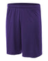 A4 7" Power Mesh Practice Short (N5378), Color 'Purple'