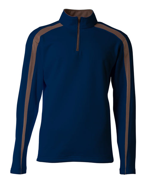 A4 Spartan Quarter Zip (N4005), Color 'Navy/Graphite'