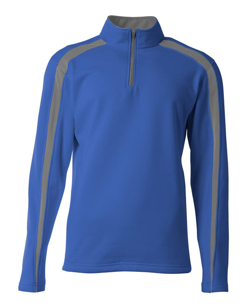 A4 Spartan Quarter Zip (N4005), Color 'Royal/Graphite'