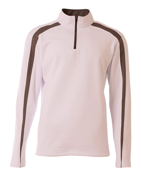 A4 Spartan Quarter Zip (N4005), Color 'White/Graphite'