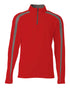 A4 Spartan Fleece Quarter Zip (NB4005), Color 'Scarlet/Graphite'