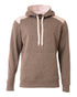 A4 Tourney Fleece Hoodie (N4093), Color 'Heather/White'